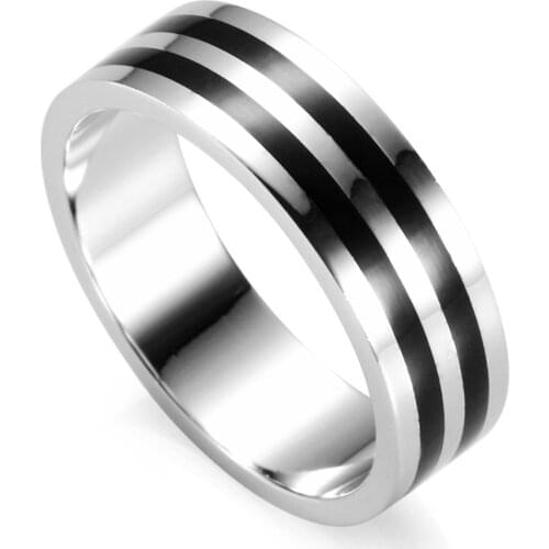 Eulonvan Black Resin 925 rings setting silver sterling 925 men Jewelry & Accessories Noble Generous S-3781 size 7 8 9 10 11 12