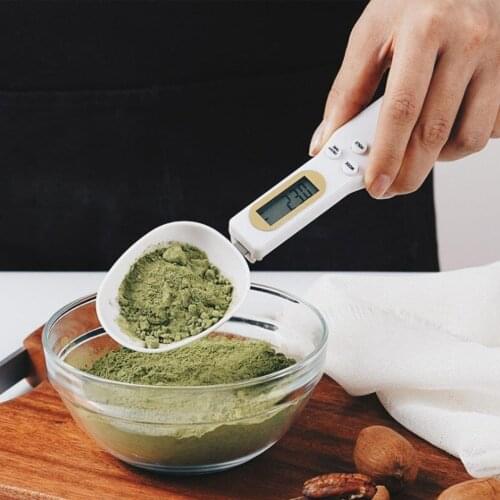 500g Kitchen Digital Spoon Scale Electronic LCD Display Gram For Coffee Beans Flour Measuring Scales Cooking Baking Accessories
