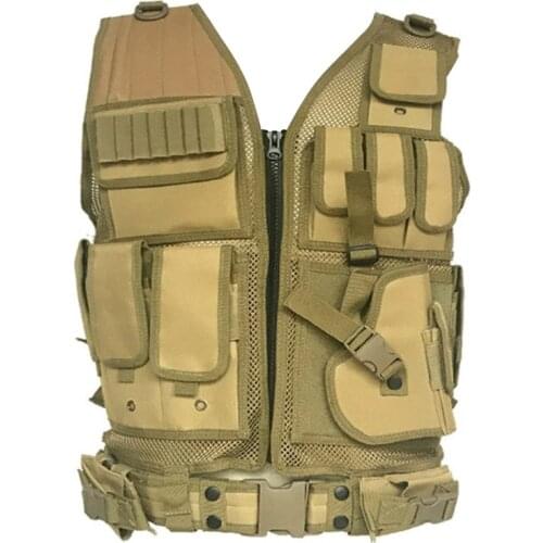 Hunting Tactical Vest Military Molle Plate Carrier Magazine Airsoft Paintball CS Outdoor Protective Lightweight Vest Accessories