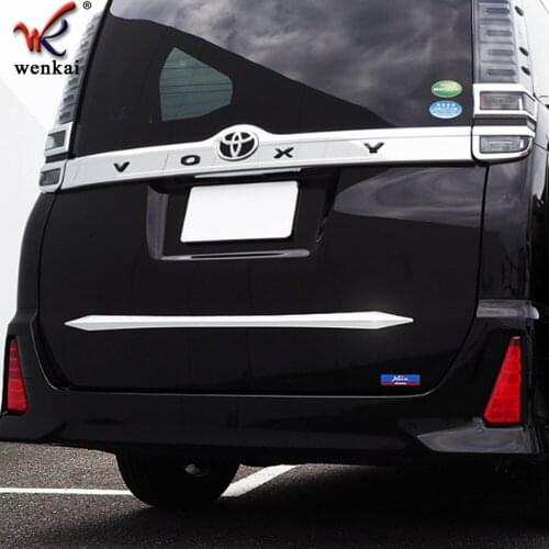 Car Trunk Lid Cover Tailgate Trim Garnish Accessories For Toyota Noah Voxy 80 Series