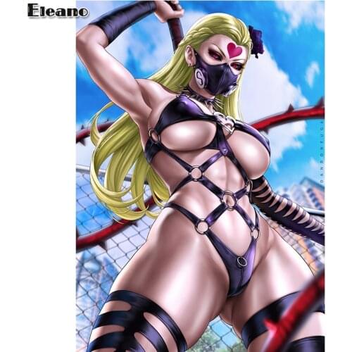 Print game assassin sexy girl art canvas poster customized 16x24 24x36 inch living room bedroom home wall picture