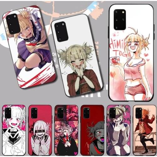 PENGHUWAN Himiko Toga Boku Black Soft Shell Phone Case Capa for Samsung S20 plus Ultra S6 S7 edge S8 S9 plus S10 5G