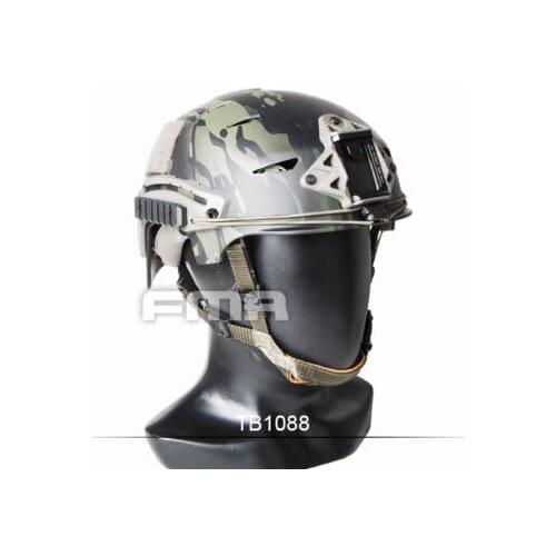 FMA TB1088 MIC EX BUMP Helmet MultiCam And Climbing Mountaineering Black (M/L)