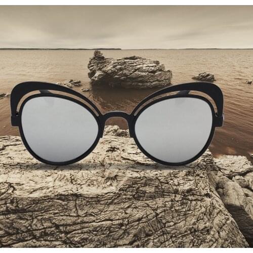 Vintage Sunglasses Unique Oversize Sun Glasses Woman Man Resin Len Large Frame Anti Ultraviolet Eyewear For Beach Travel Outdoor