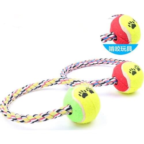 Pet dog training toys cotton braided dog ball toys 18cm durable pet toys dog for small large dogs wholesale pet supplies