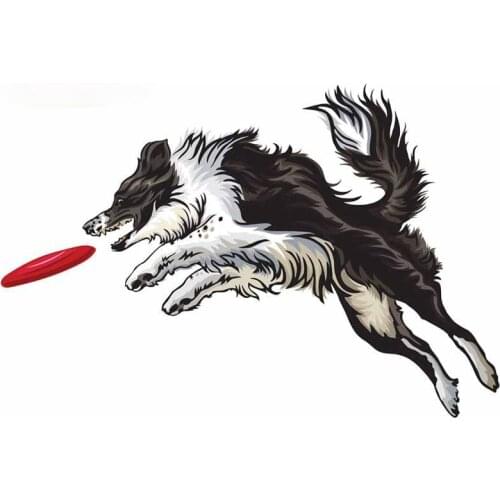 High Quality for Border Collie Car Stickers Windshield Decal Waterproof Vinyl Material Personality Cover Scratches Waterproof
