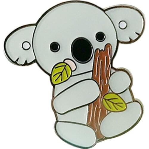 Lazy Koala enamel pin badge
