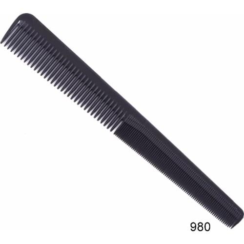 1 Pc/Set Black Professional Combs Hairdressing New Tail Comb Two Carbon Anti Static Comb Hair Cutting Comb Set