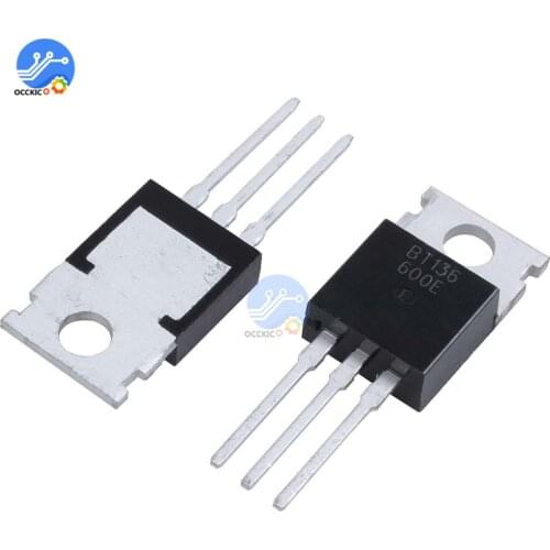 10PCS BT136 BT136-600 BT136-600E 4A Triac 600V TO-220