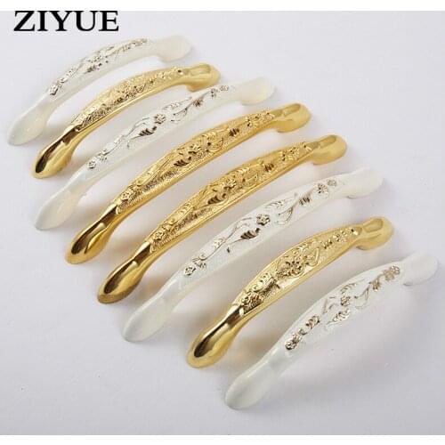 2PCS/Lot Free Shipping European Cabinet Handle Zinc Alloy Furniture Door