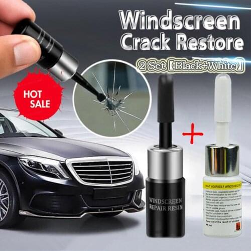 Automotive Repair Fluid Car Fluid Glass Kit Repair Window 2 PCS Practical