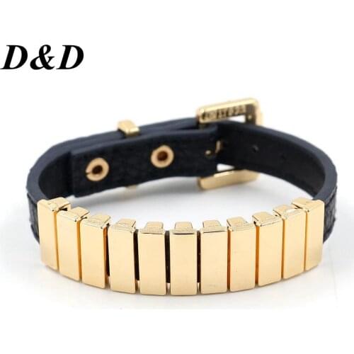 2020 Real Leather Bracelets The New Jewelry Wholesale Bracelet Metal Punk Euramerican Fashion Bracelets