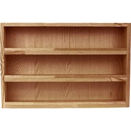 3 Ties Desktop Storage Rack Mini Tabletop Bookcase File Holder Making Tape Storage Display Shelf Doll Collection Case