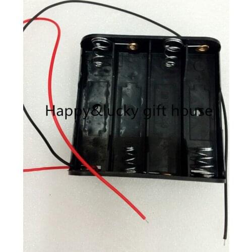4 on the 5th battery box can be installed four AA batteries (no cover without switch) 5 4 Battery Holder Wholesale free shipping
