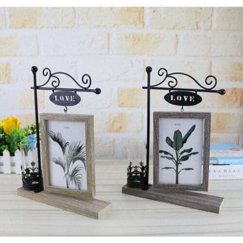 6 Inch Hanging Double-Sided Photo Frame Creative Home Personalized Decorative Photo Frame Set Table Crafts Ornaments