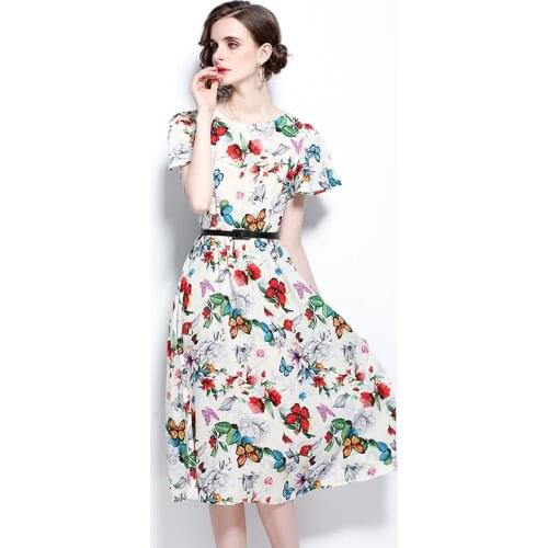 Расклешенные летние платья Banulin China At AliExpress