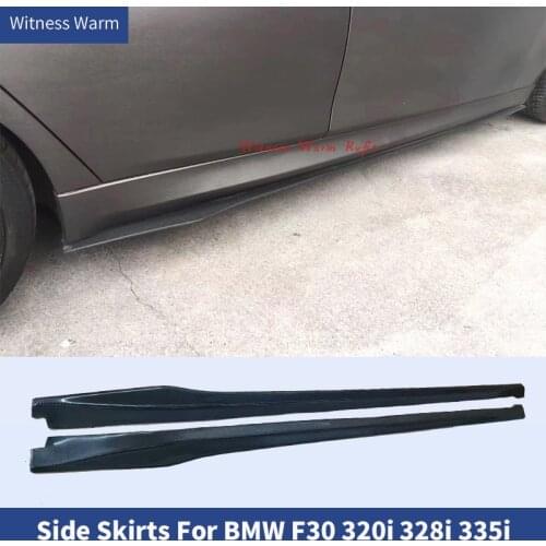 Carbon Fiber / FRP Side Skirts Car Body Lip For BMW F30 320i 328i 335i M Sport Sedan 4 Door 2012 - 2018