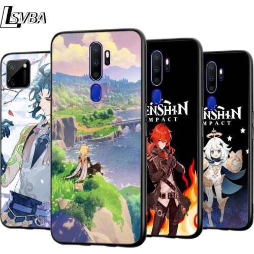 Games Genshin Impact For OPPO A5 A9 A7 A11X A1K A12 A12E A31 A32 A53 A53S A72 A73 A93 AX7 Pro 2020 2018 5G Phone Case