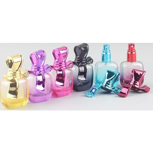 Jxcaih 1PC 15 ml spray glass perfume bottle empty spray atomizer can refill bottle fragrance