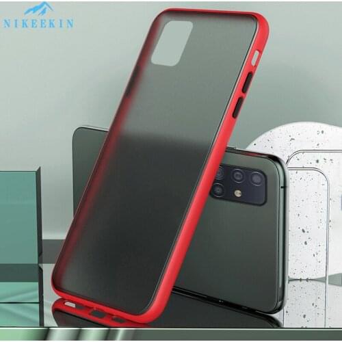 Matte Shockproof Case For Samsung Galaxy A31 A21S A01 M01 Core A11 A41 A51 A71 5G M31s M21 M30S M11 A10s A20s A30s A50 A70 Cover