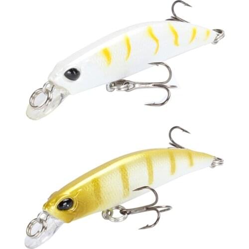Slowly Sinking Minnow Fishing Lure 65mm 4g Artificial Japan Hard Bait Bass Pike Wobblers Crankbait Carp Fishing