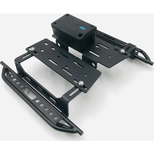 Metal Side Step Running Board with receiver box for Axial Scx10 90046 Jeep Body