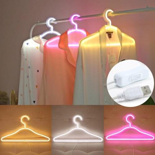 Vogliovoi Neon Sign Light SMD2835 PVC+Acrylic Hanger Pink / 3500k / 6500k USB Charge For Holiday Xmas Party Wedding Dec