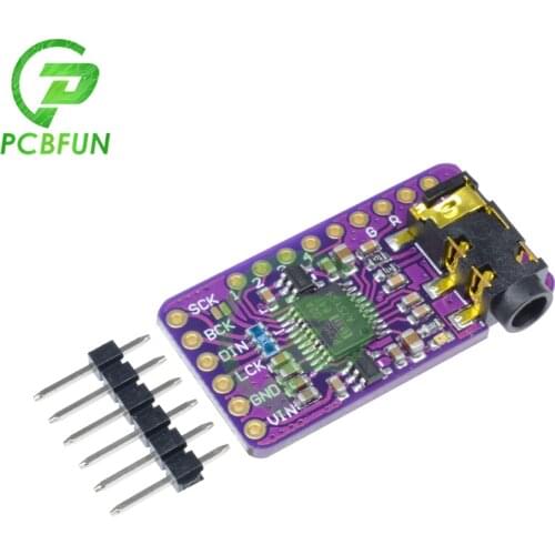 PCM5102 DAC Decoder Board I2S Interface Digital Audio Player with 3.5 mm AUX Jack For Raspberry Pi pHAT Format