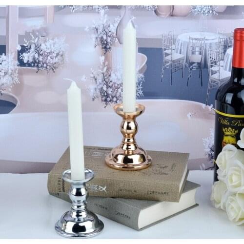 Candle Holder Nordic Style Candlestick Candle Lantern Delicate Table Stand For Home Party Decor IM763