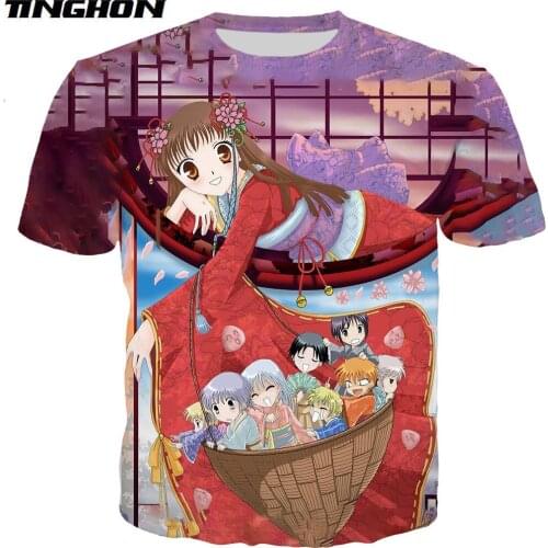 XS-7XL Anime Fruits Basket funny shirt Popular men women tshirt 3D printed t-shirts casual Harajuku style streetwear tops