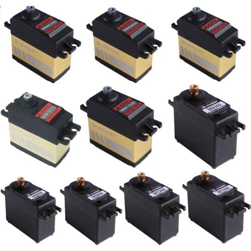 K-power 3KG/6KG/9KG/11KG/13KG/15KG Matel Gear Standard Servo Motor Arduino for 1/8 1/10 RC Car