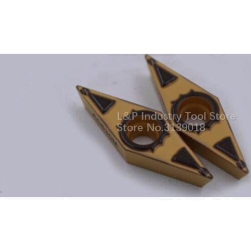 Original Quality Turning Plates VCMT110302N-SU AC630M R0.2 Carbide Insert VCMT1103 Cutter For Stainless Steel Coating Hard Alloy