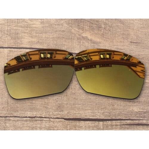 Vonxyz Bronze Mirror Polarized Replacement Lenses for-Oakley Big Taco Frame