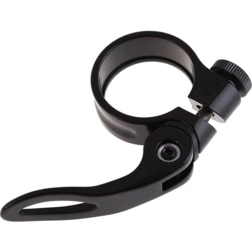 Bicycle Seatpost Clamps Large Caliber Aluminium Alloy Quick Detach Saddle Clip Mountain Bicycle Parts