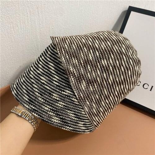 2021 New Summer Korean Knitted Hollow Breathable Cotton Bob Basin Hat Casual Panama Ladies Fisherman Hat