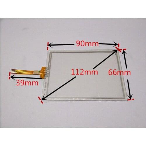 100% tested New 3.5 inch 4-wire Touch Screen Digitizer Panel Glass 90mm*66mm