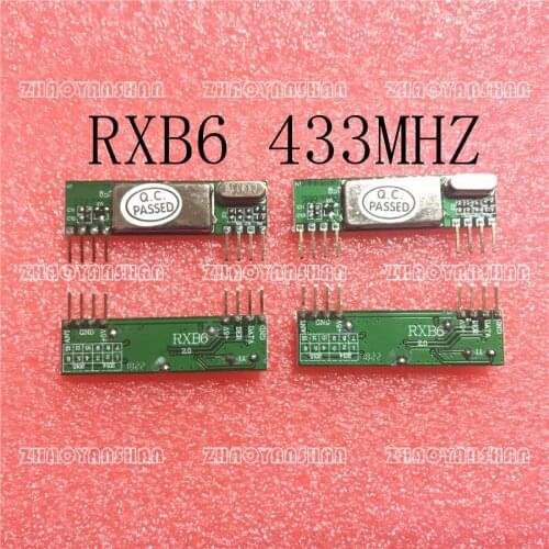 200pcs X RXB6 433Mhz Superheterodyne Wireless Receiver Module Free Shipping