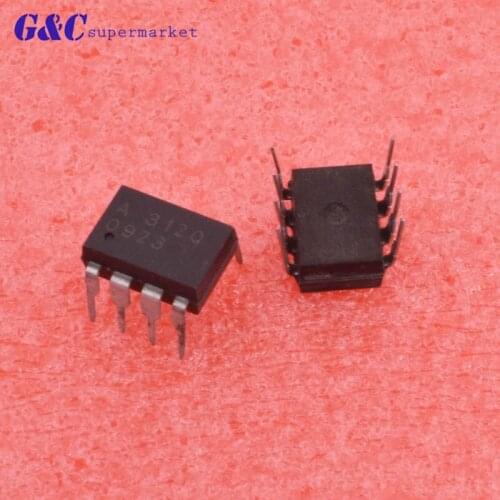 5pcs/lot Optocouplers A3120 HCPL-3120 DIP8 new original IC diy electronics
