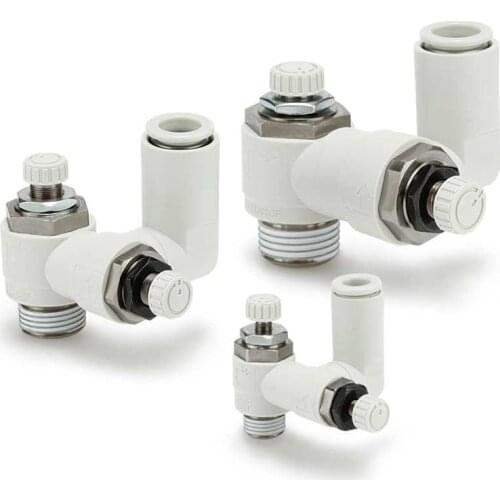 ASD230F-M5 ASD330F-01 ASD430F-02 ASD530F-02 ASD530F-03 ASD630F-04 ASD Exhaust and intake speed control valve fitting