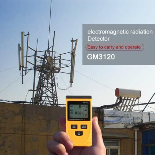 GM3120 LCD Digital Electromagnetic Radiation Detector Meter Dosimeter Tester Counter For Professional Electric Field Radiation