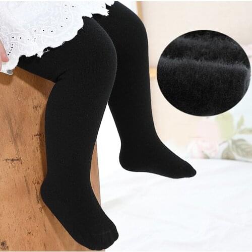Toddler Girls Winter Pantyhose Autumn Children Thermal Thick Warm Tights Kids Infant Velvet Pants Boys Trousers Baby Accessories