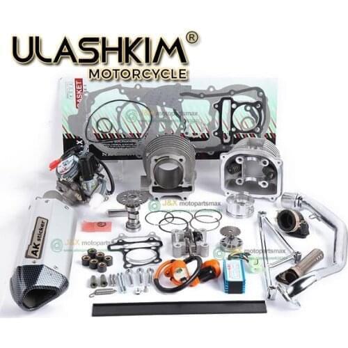 GY6 125cc 150cc upgrade to GY6 200cc add power at least 30% Racing Camshaft CDI Muffler Performance Exhaust ,Oil pump and Gear