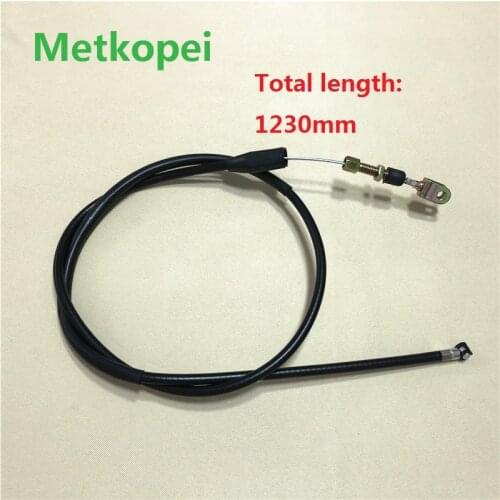 Motorcycle GN125 GS125 HJ125-8 clutch cable wire line for Suzuki 125cc GN GS HJ 125 transmission spare parts length 123cm