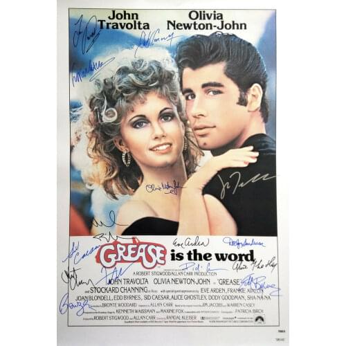 GREASE MOVIE Signed Photo Art Film Print Silk Poster for Your Home Wall Decor 24x36inch