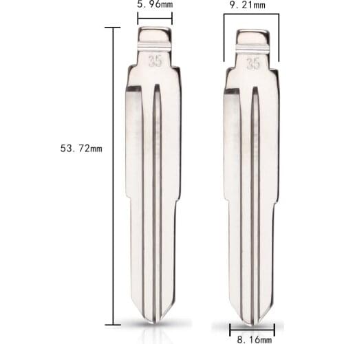 #35 Metal Car Key Blade for KD VVDI JMD Remote key for Alto