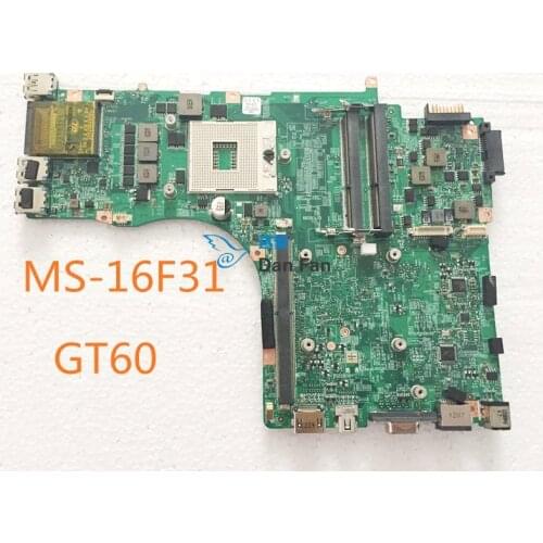 For MSI GT60 Laptop Motherboard MS-16F31 VER:1.0 VER:1.1 Mainboard 100%tested fully work