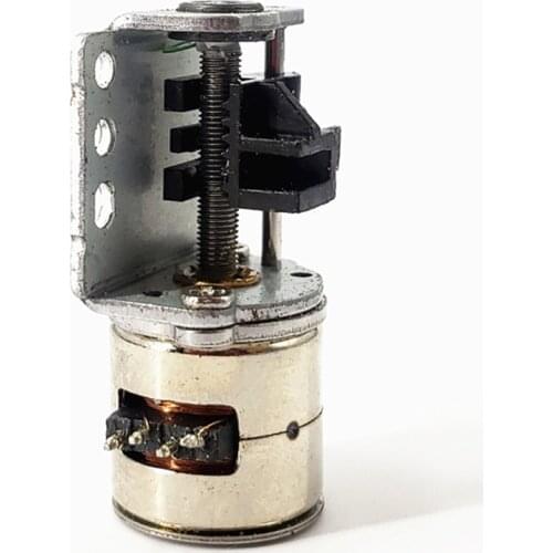 Micro 10mm two-phase four-wire stepper motor DC 3V-5V micro screw stepper motor sliding table camera lens adjustment motor