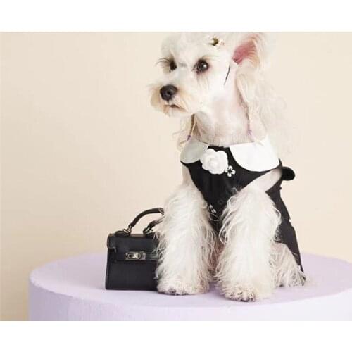 Fashion Pet Dog Princess Dress Summer Skirt Clothes Puppy Cool Clothing For Small Medium Dogs Schnauzer Pomeranian Yorkie A0073