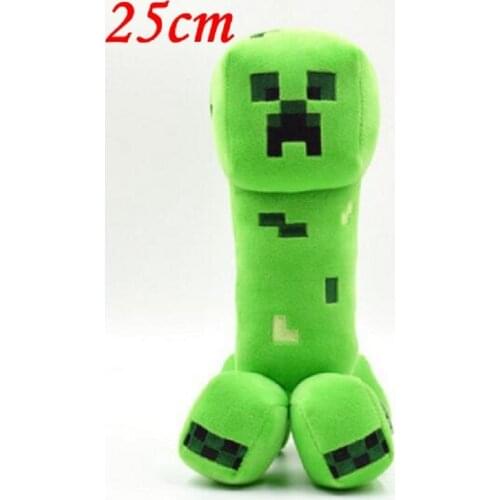 25cm-60cm creeper Stuffed Plush Toys Doll minecrafte Iron Golem Zombie Enderman Ocelot Pig Ender Dragon Home Decoration toy