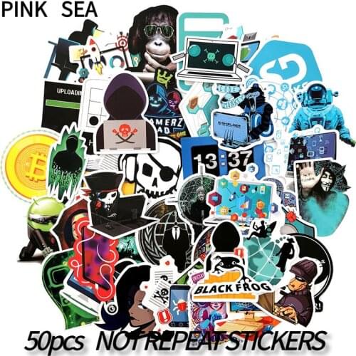 10/30/50pcs Programming Java Hackers Stickers For Skateboard Guitar Suitcase Hydroflask Graffiti Kids Girl Children Classic Toy
